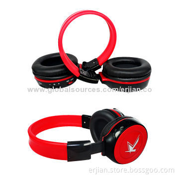 Wired Computer Headsets with Functions of Stereo Bluetooth, TF Card Slot, FM Radio, 3.5mm Jack